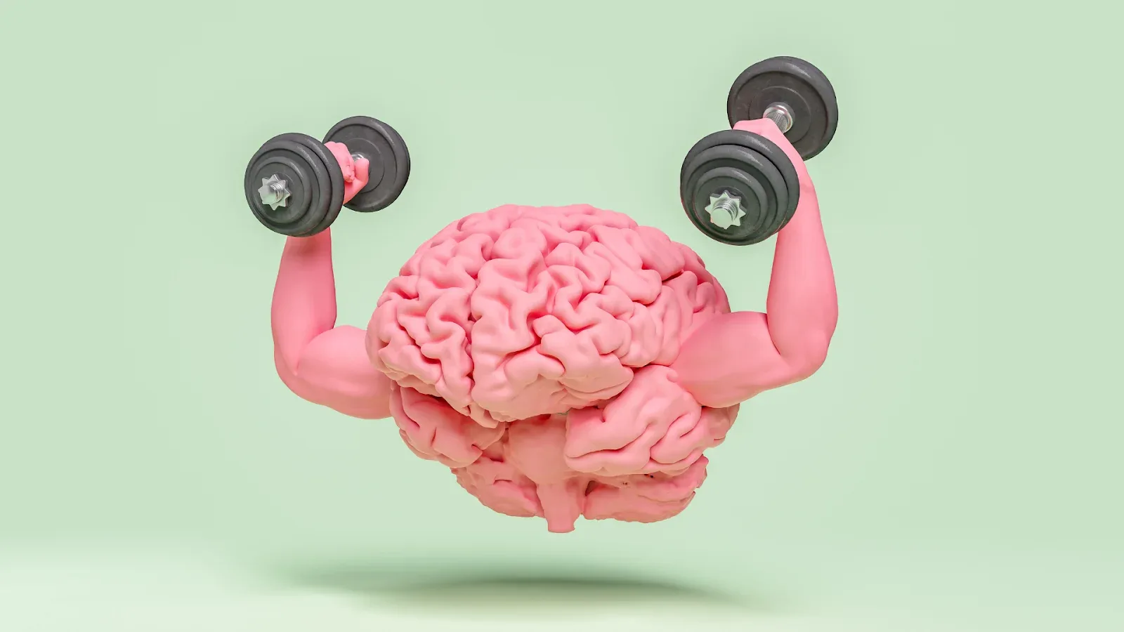 brain lifting weights